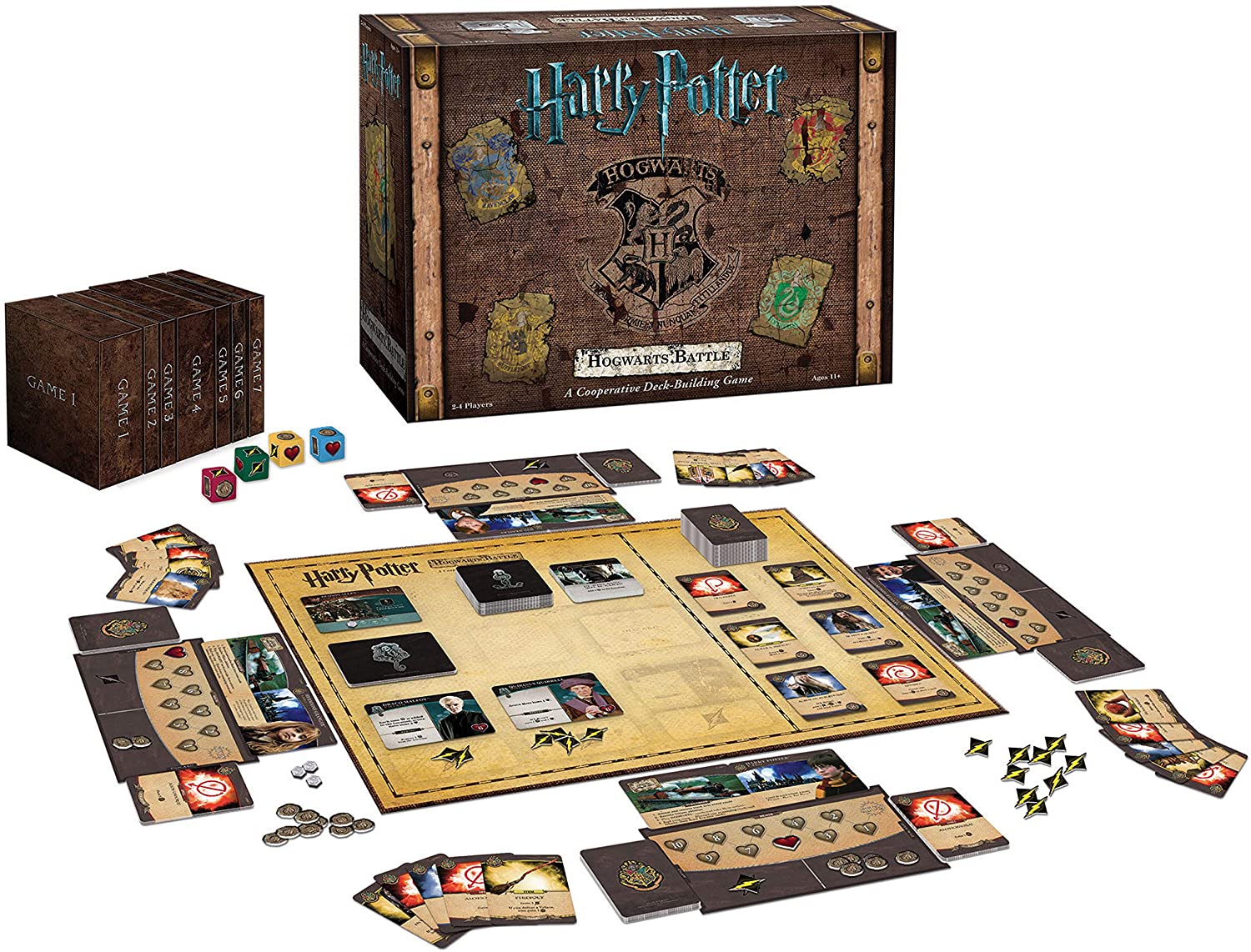 Harry Potter : Hogwarts Battle a Cooperative Deckbuilding Game